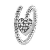 Anello Salvini Donna Minimal Pop Ext in Oro bianco Diamante 0.07 Ct 20084326-13 - 20084326-13